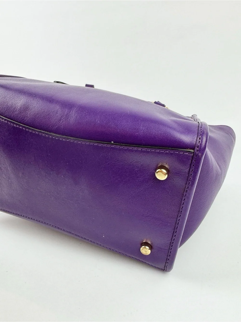 Coach purple leather